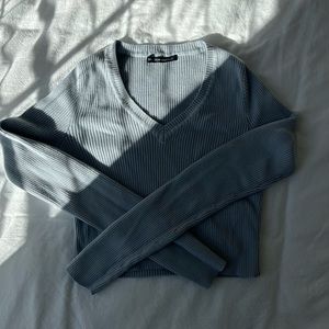 Brandy Melville V-Neck Sweater Top